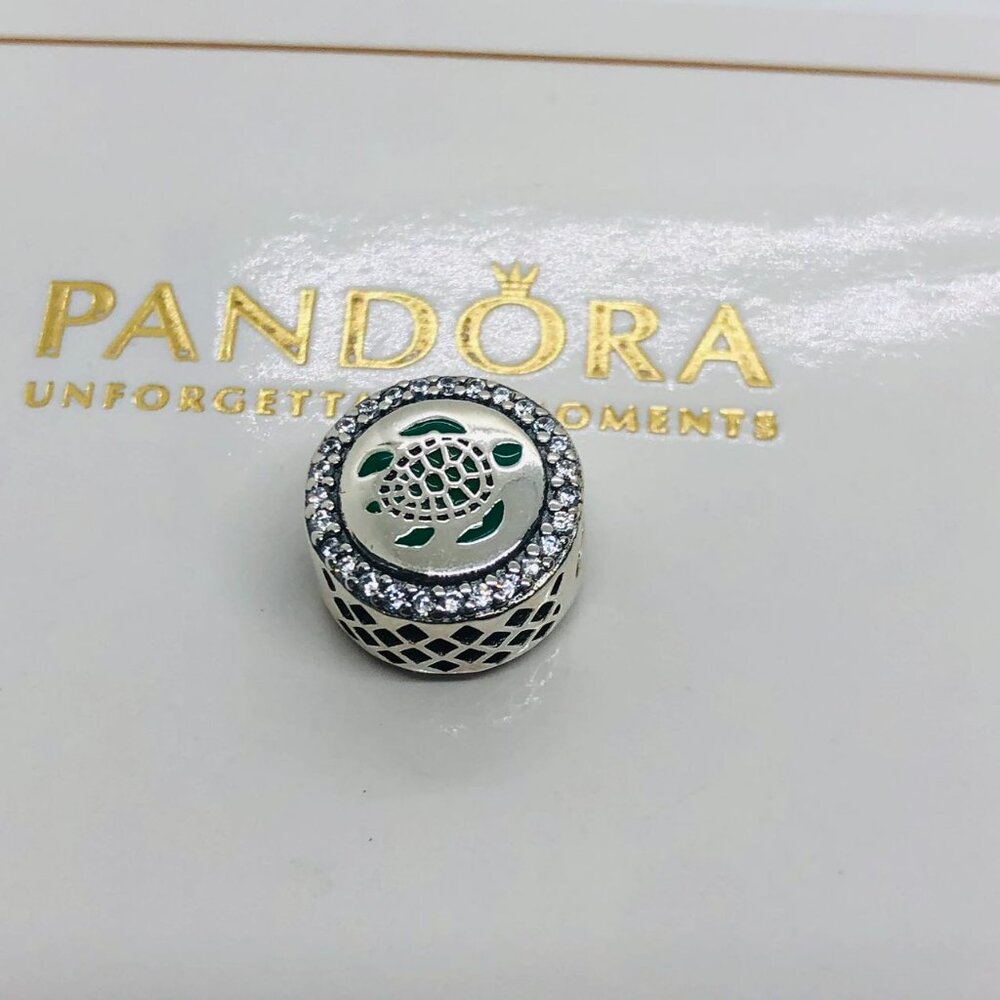✨🔥Pandora Myrtle Beach.SC Dangle Charm Turtle charm Travel Pendant